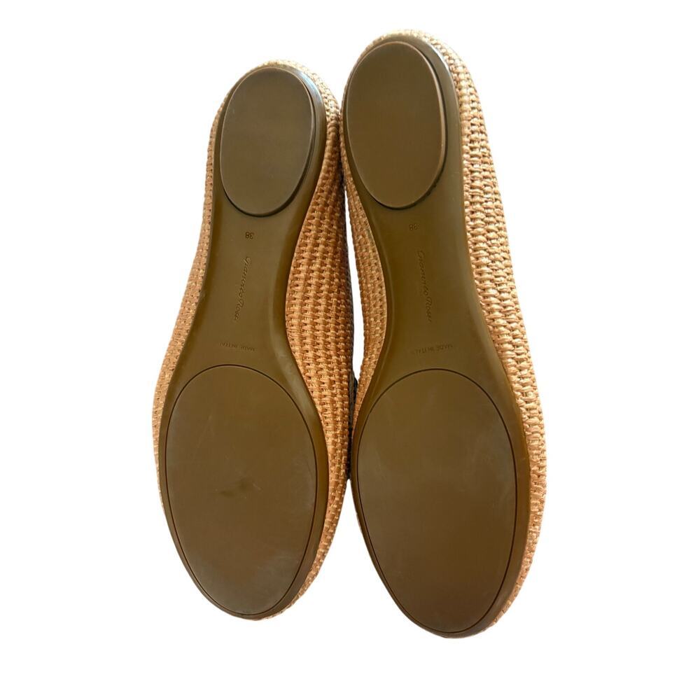 Giovanni Rossi Marbella raffia penny beige woven loafer size 8/38 - Picture 14 of 16